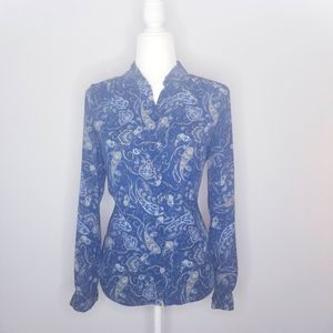 H&M Blue Blouse